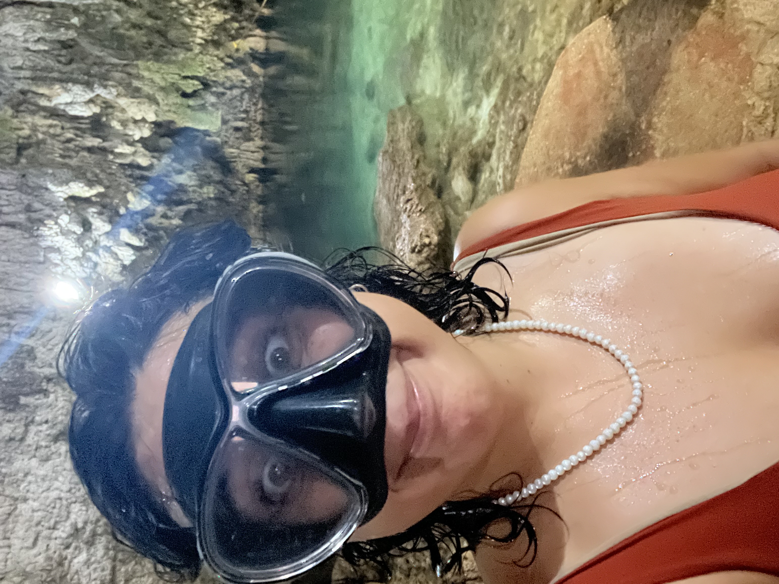 A cenote in Tulum, Mexico