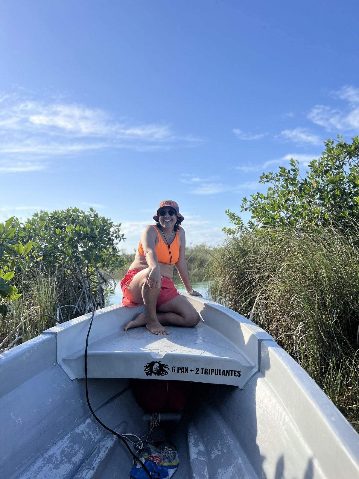 Boating through the mangroves